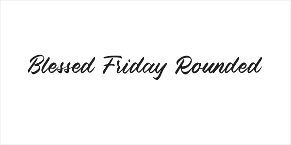 Blessed Friday Rounded Logo