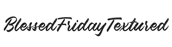 Blessed Friday Textured  font caratteri gratis