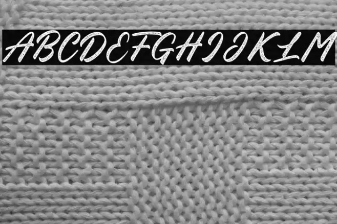 Blessed Friday Textured Font examples