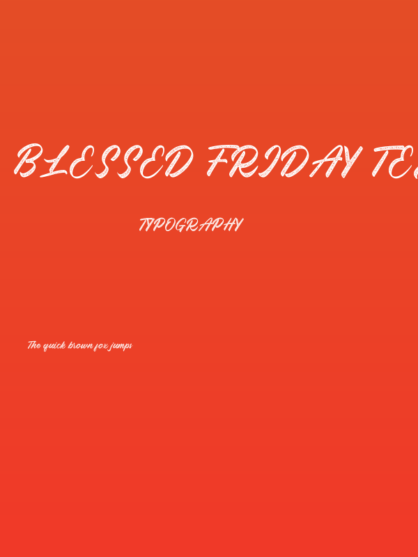 Blessed Friday Textured Poster