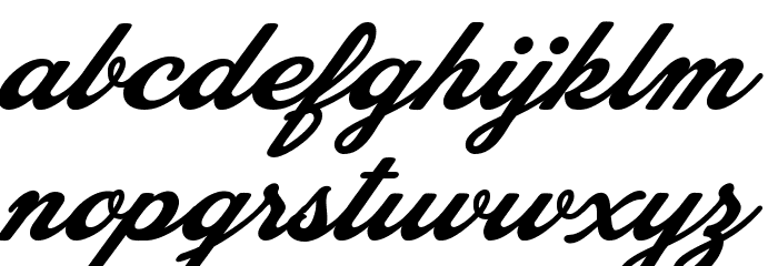 Blessed Personal Use Font LOWERCASE