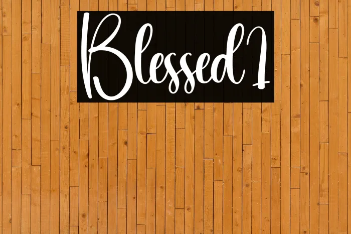 Blessed1 Example 3