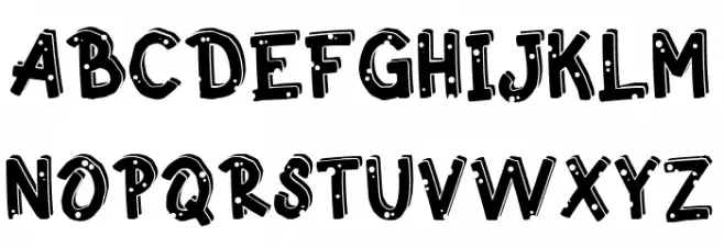 Blessed Schriftart Groß