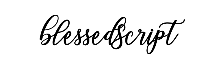 BlessedScript  لخطوط تنزيل