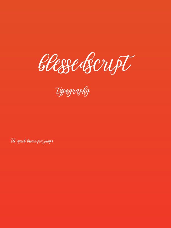 BlessedScript Poster