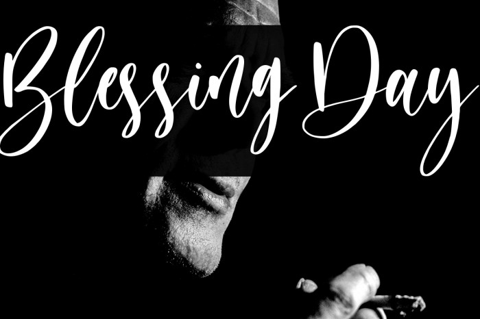Blessing Day Example 1