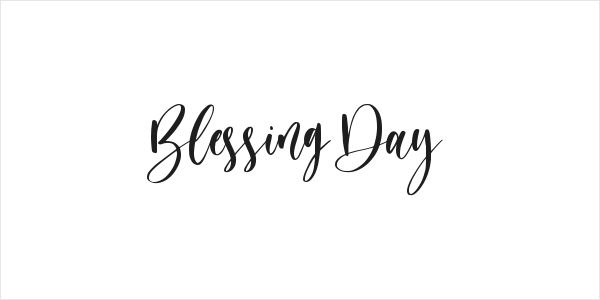 Blessing Day Logo