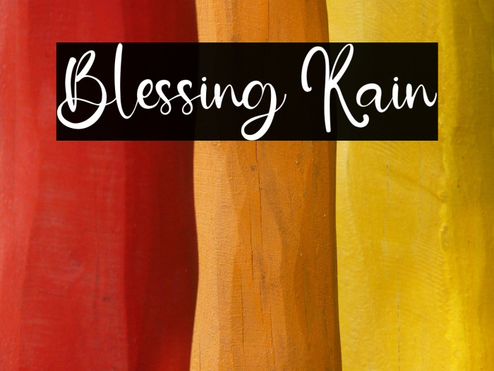 Blessing Rain Example 2