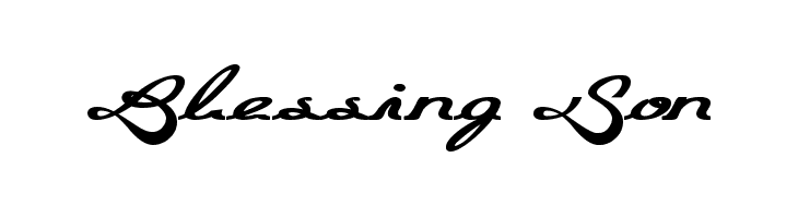 Blessing Son  لخطوط تنزيل