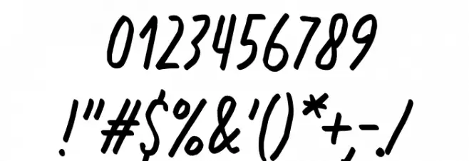 Blessing in Disguise Italic Font OTHER CHARS