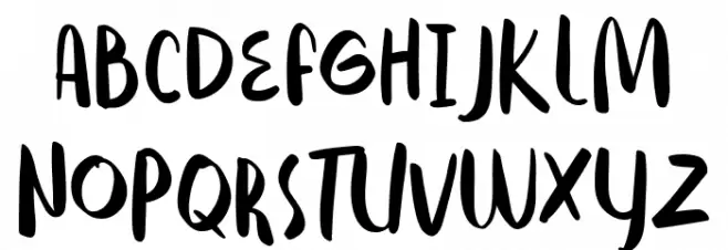 Bleu Femee Free Font Regular 字体 大写