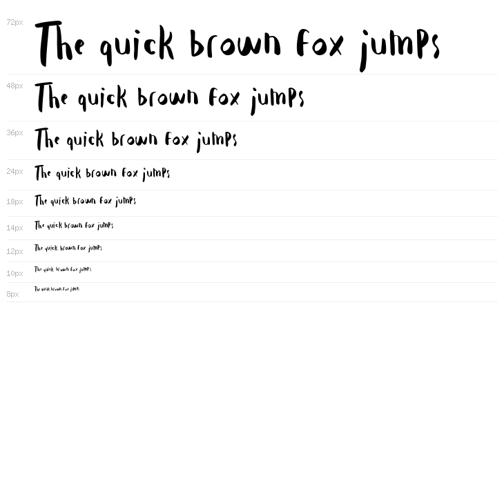 Bleu Femee Free Font Regular Waterfall