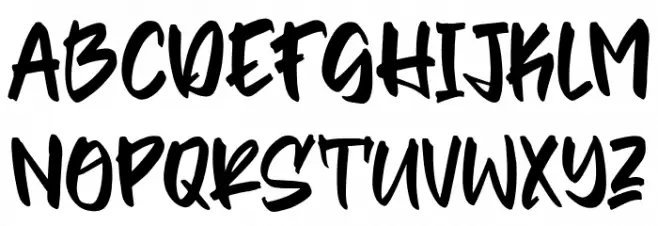 Blezer Regular Font Litere mari