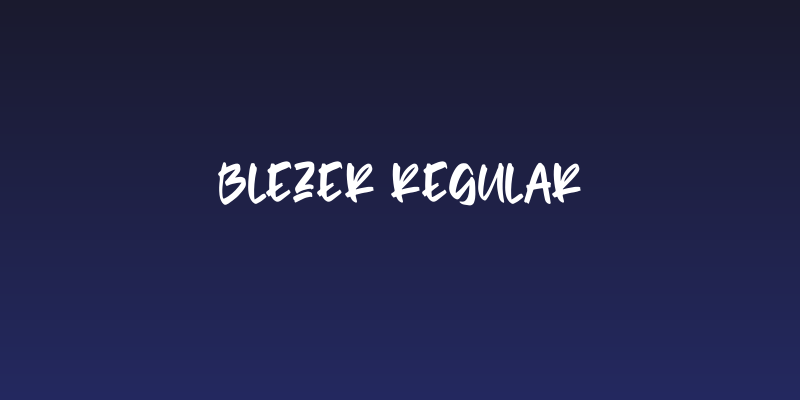 Blezer Regular Social Header