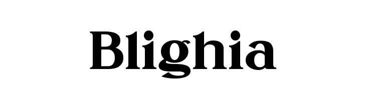 Blighia  Скачать бесплатные шрифты