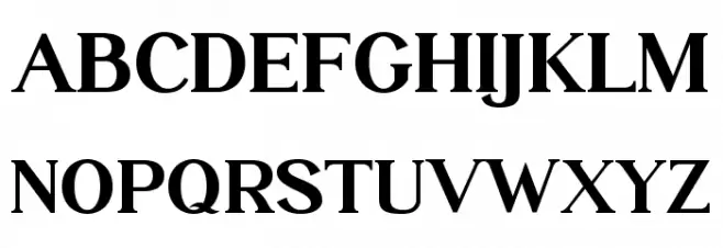 Blighia Font Litere mari