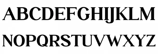 Blighia Schriftart Groß