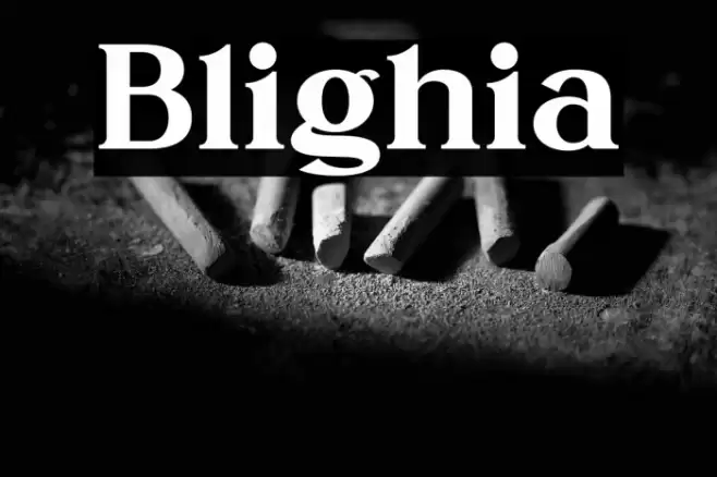 Blighia Font examples