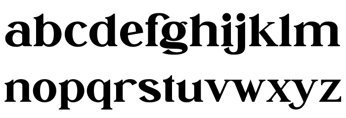 Blighia Font LOWERCASE