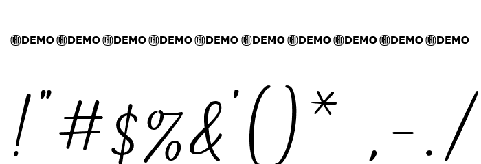 Blighty Regular Font OTHER CHARS