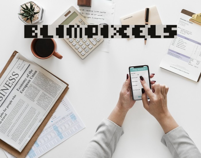 Blimpixels Font examples