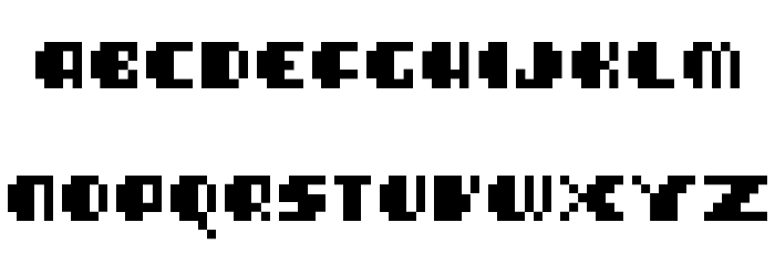Blimpixels Font LOWERCASE