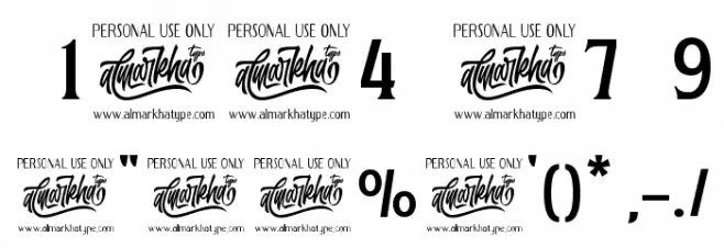 Blind Qualifier Font OTHER CHARS