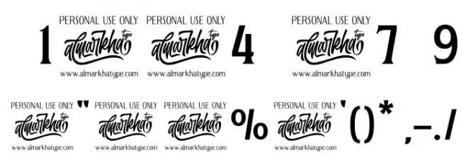 Blind Qualifier Font OTHER CHARS