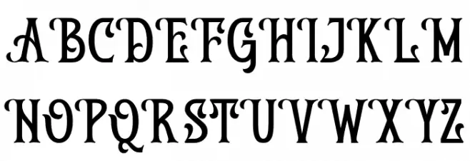 Blind Qualifier Schriftart Groß