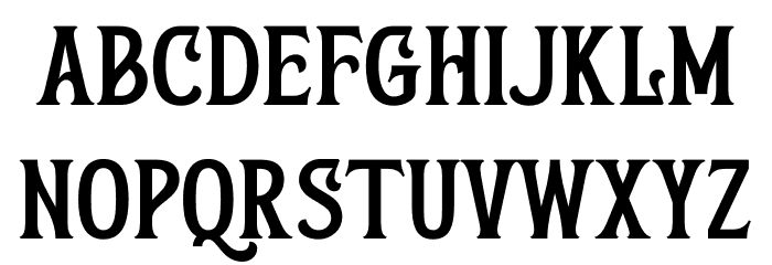 Blind Qualifier Font LOWERCASE
