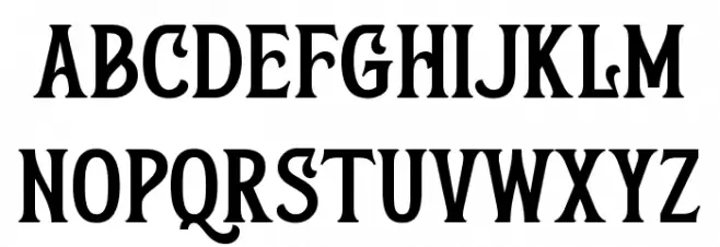 Blind Qualifier 字体 小写