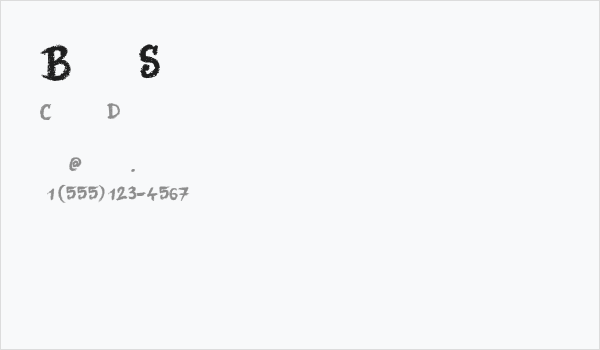 Blind Signature Business Card