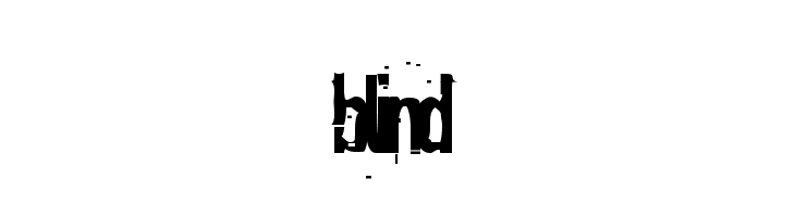 Blind  नि: शुल्क फ़ॉन्ट्स डाउनलोड