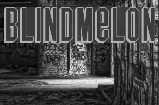 BlindMelon Font examples