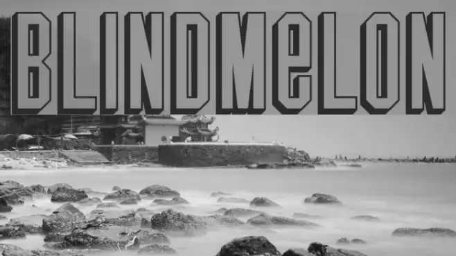 BlindMelon Font examples