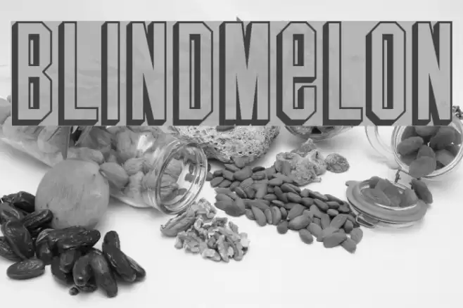 BlindMelon Font examples
