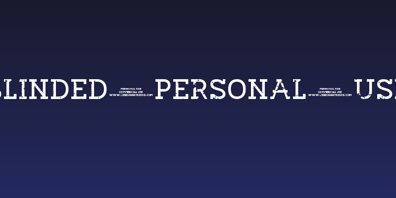 Blinded PERSONAL USE Social Header