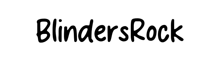 Blinders Rock  フリーフォントのダウンロード