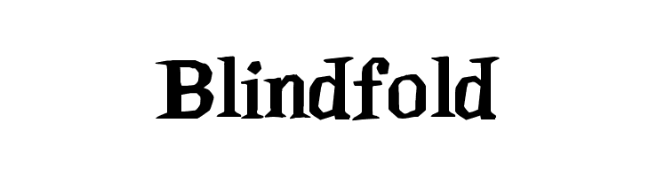Blindfold Font