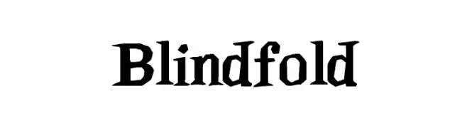 Blindfold  Скачать бесплатные шрифты