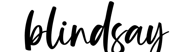 Blindsay  Free Fonts Download
