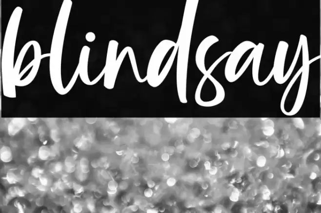 Blindsay Font examples