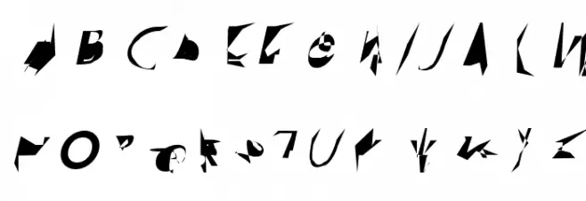 Blindside Oblique フォント 大文字