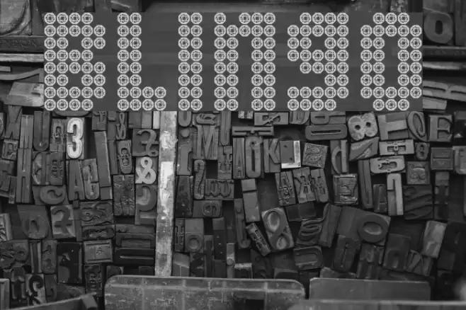 Blingo Font examples