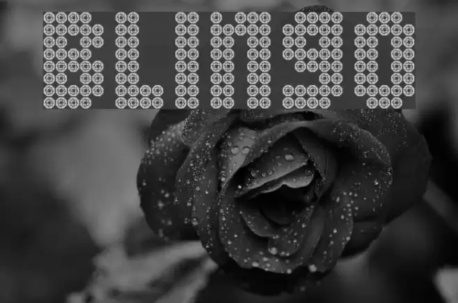 Blingo Font examples