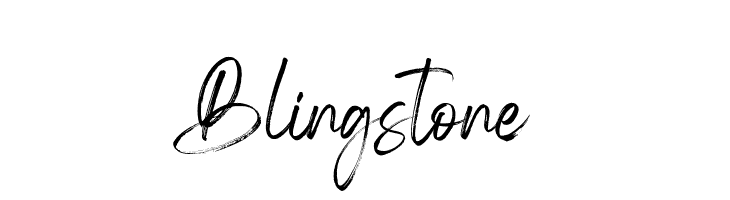 Blingstone  Скачать бесплатные шрифты