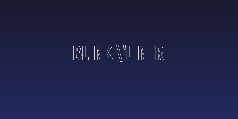 Blink 'Liner Social Header
