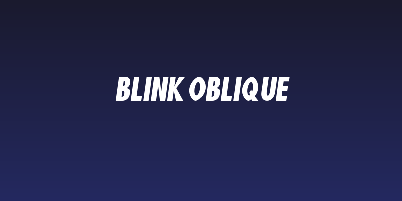 Blink Oblique Social Header