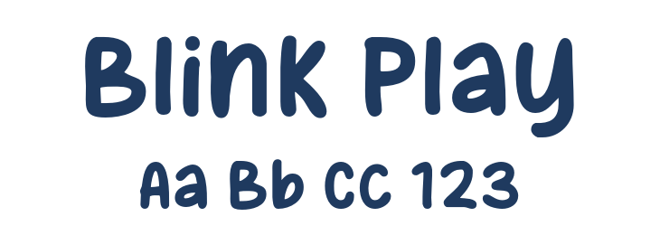 Blink Play Font Preview