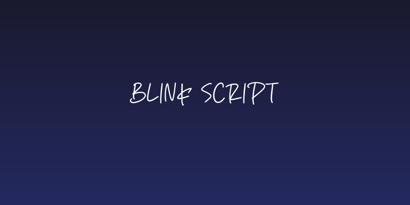 Blink Script Social Header